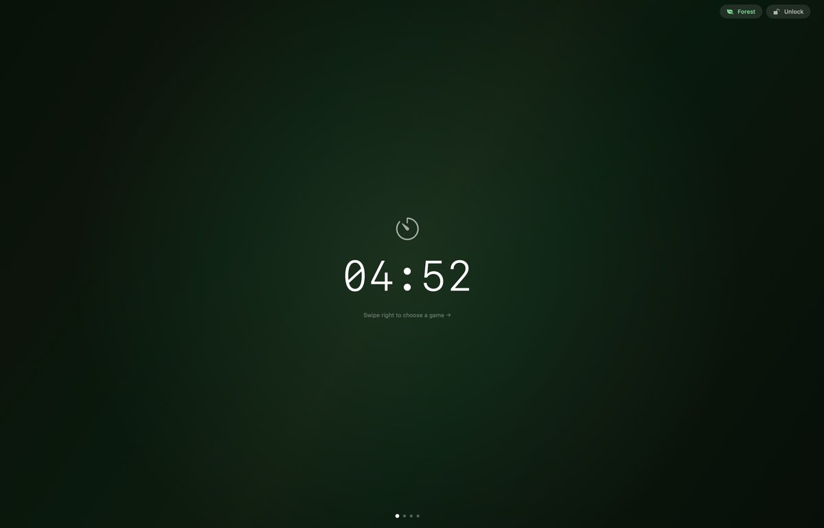 Lock screen countdown